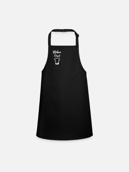 Meilleur chef - Tablier Enfant - noir - Devant