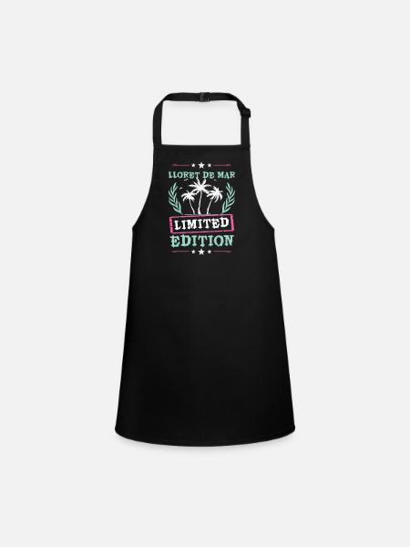 Lloret De Mar Limited Edition - Children's Apron - black - Front