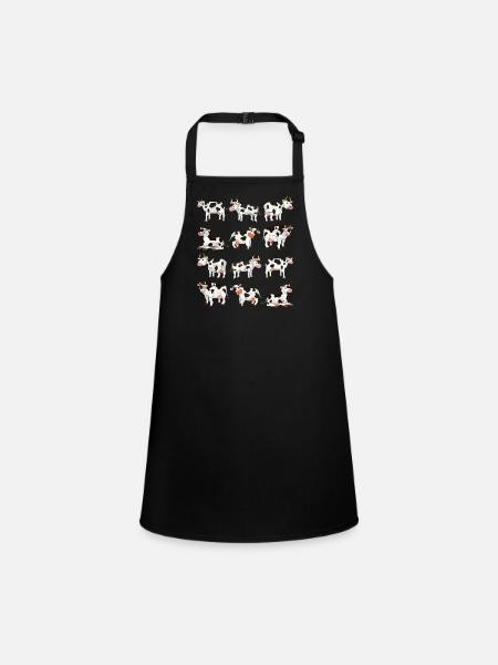 Vache - Tablier Enfant - noir
