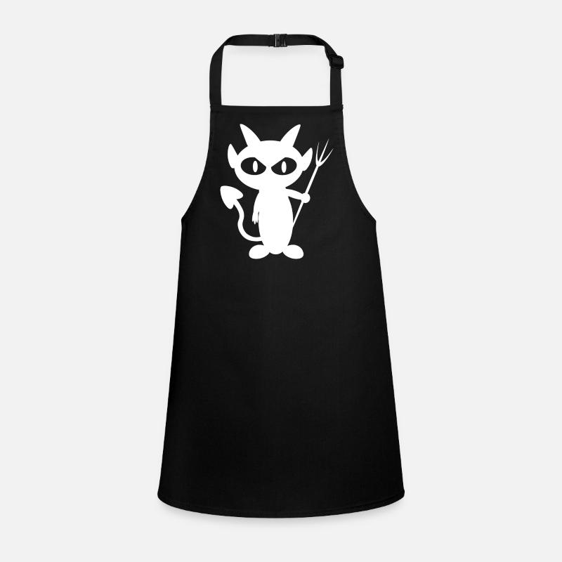 White Devil T-Shirt Children's Apron