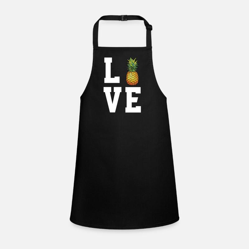 Liebe Ananas Schürze für Kinder