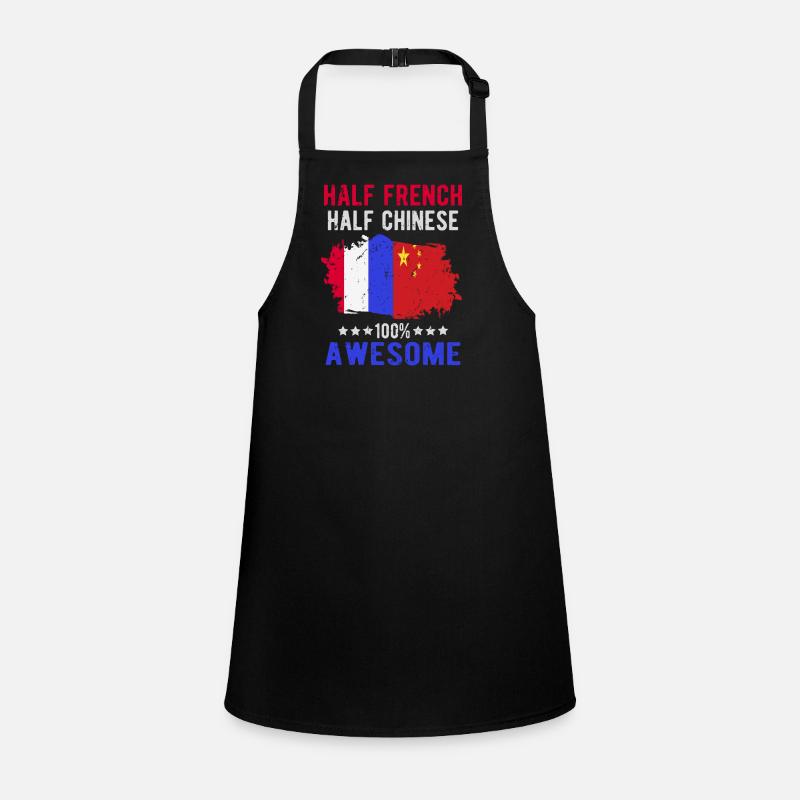 Moitié Français moitié chinois Tablier Enfant