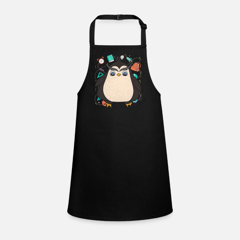 Einschulung Tier Geschenk Grundschule Pinguin Schürze für Kinder