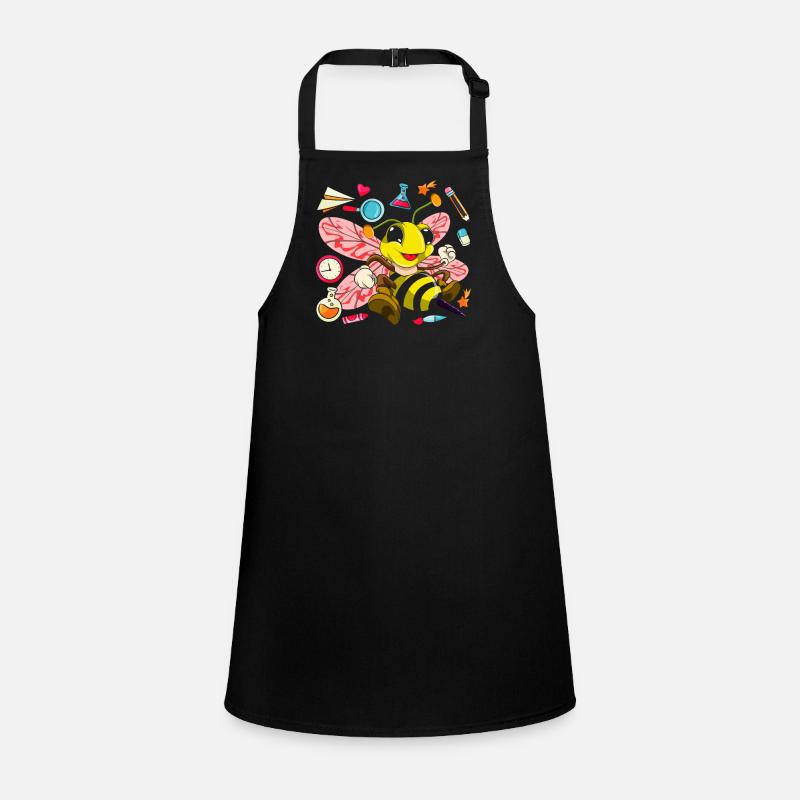 School Animal Motif Gift School Beginners Bee Children's Apron