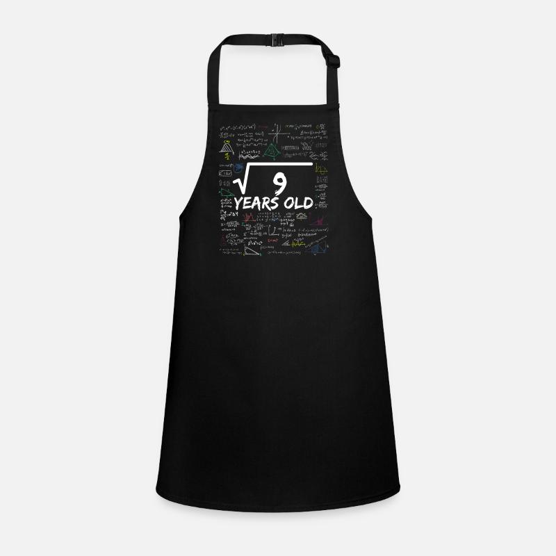 Square Root of 9 3RD Funny Math Birthday Children's Apron