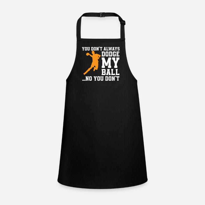 Dodgeball Player Shirt Children's Apron