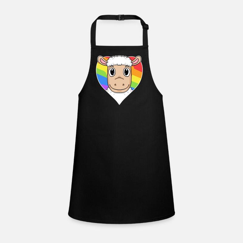 Sheep Lgbt Rainbow Colors Children's Apron