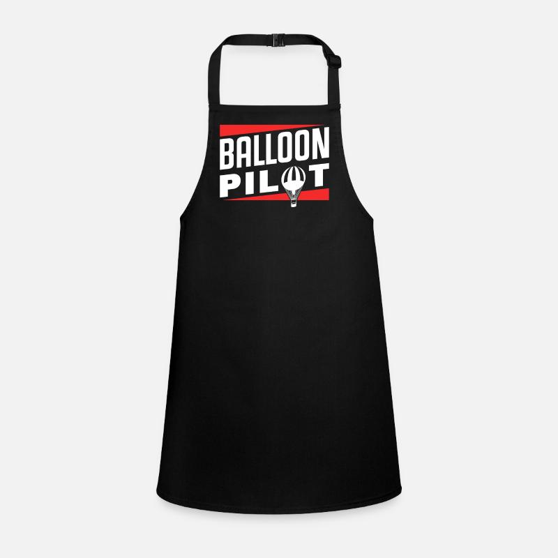 Balloon Pilot Flight Balloonist Hot Air Balloon Children's Apron