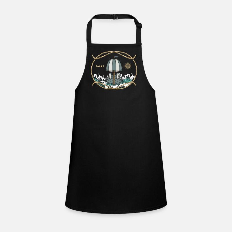 Ancient Greek History Boat Children's Apron