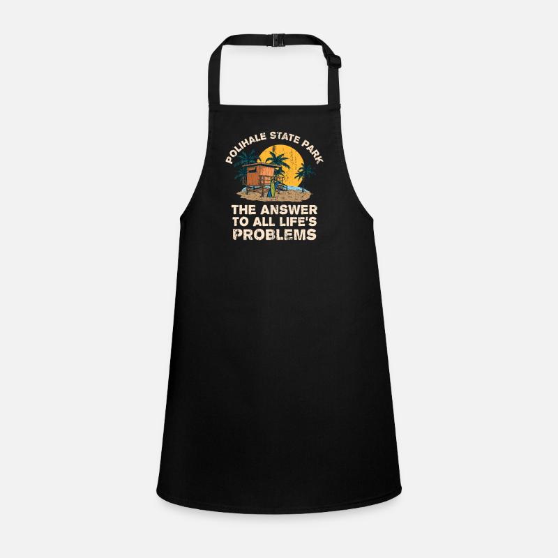 Polihale State Park Answer To All Life's Problems Children's Apron