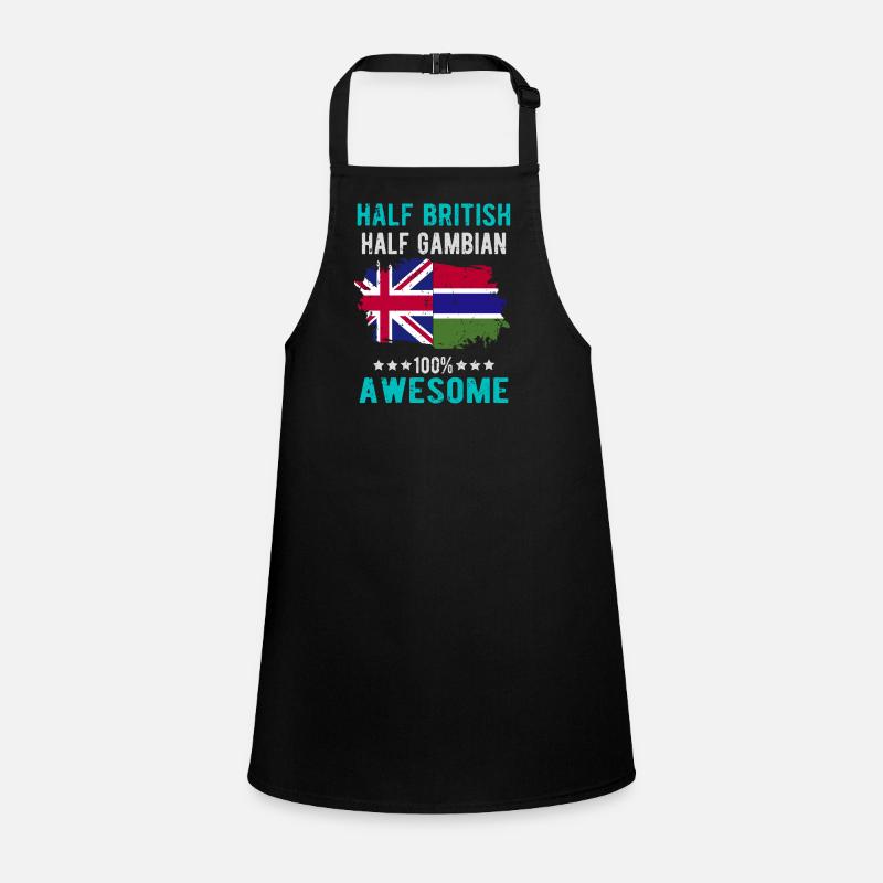 Moitié britannique moitié gambien Tablier Enfant