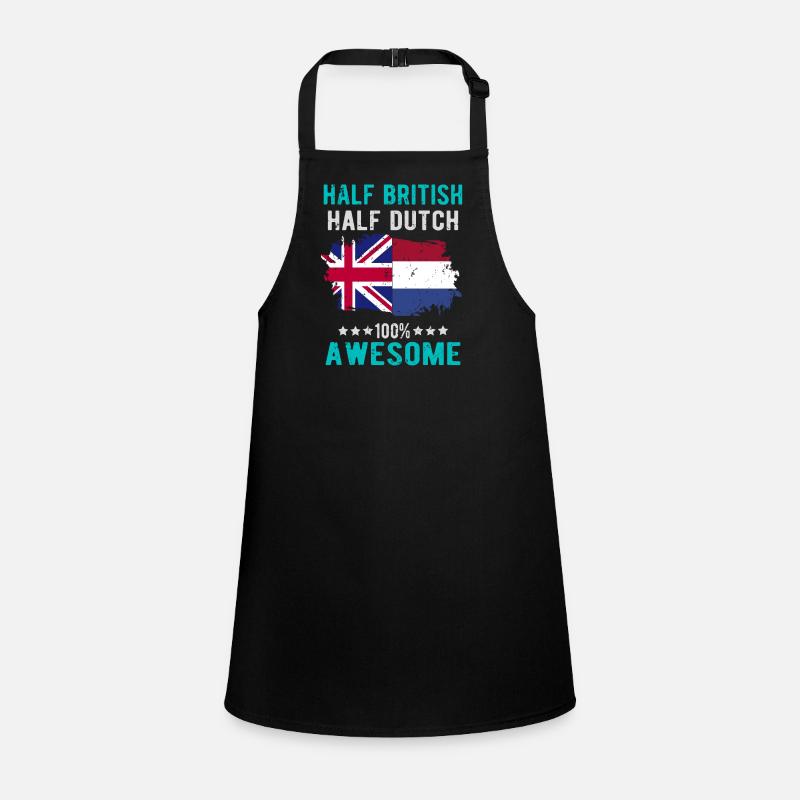 Half British Half Dutch Children's Apron