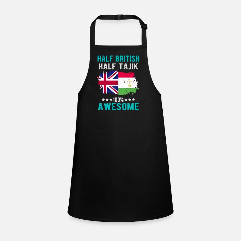 Half British Half Tajik Children's Apron