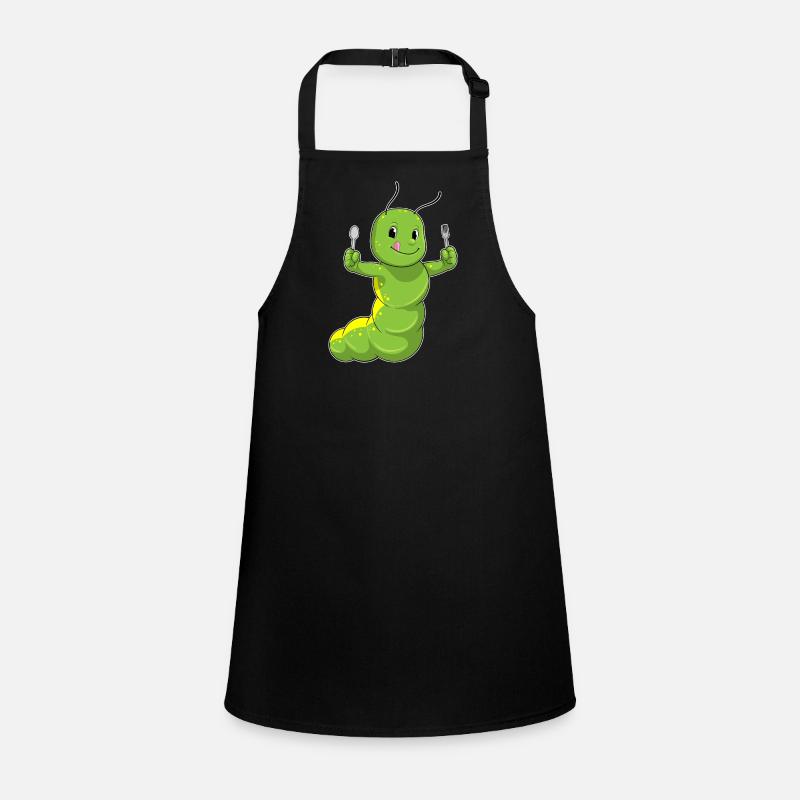 Raupe Besteck Kochen Küche Schürze für Kinder
