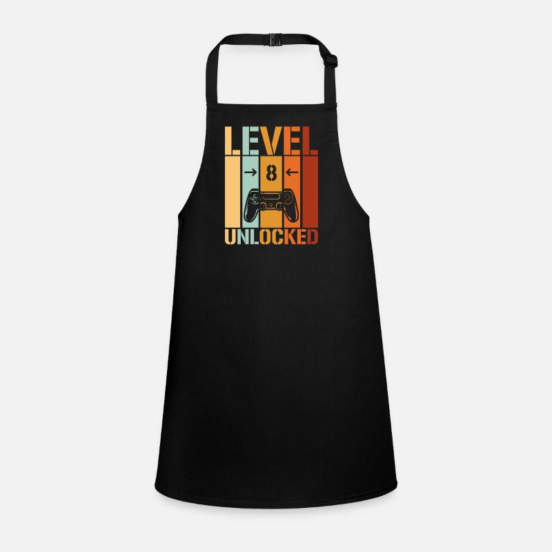 8th Birthday Level 8 unlocked Children's Apron
