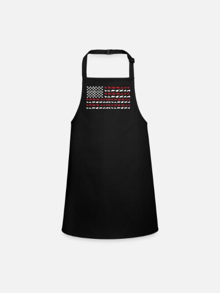 Cat lovers, cat, cats - Children's Apron - black - Front