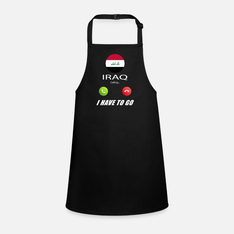 Irak ruft an Lusiger Flaggen Spruch Schürze für Kinder