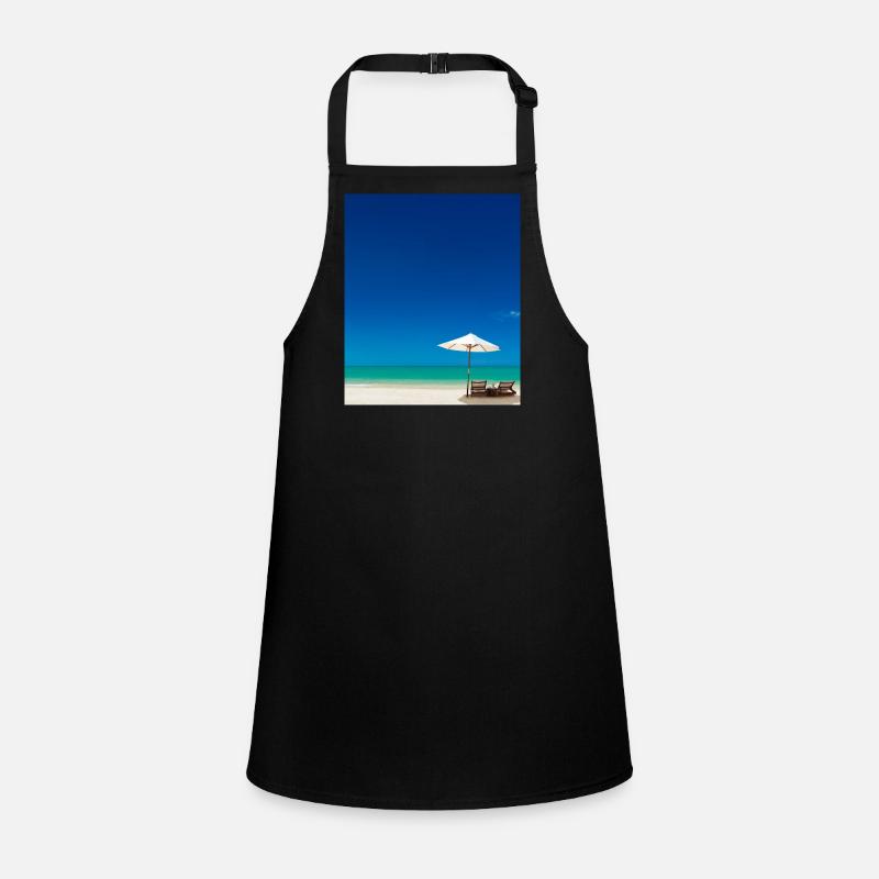 Summer Vacation On The Sandy Beach Next To Ocean Children's Apron