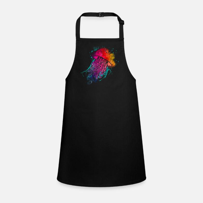 Colorful jellyfish Children's Apron