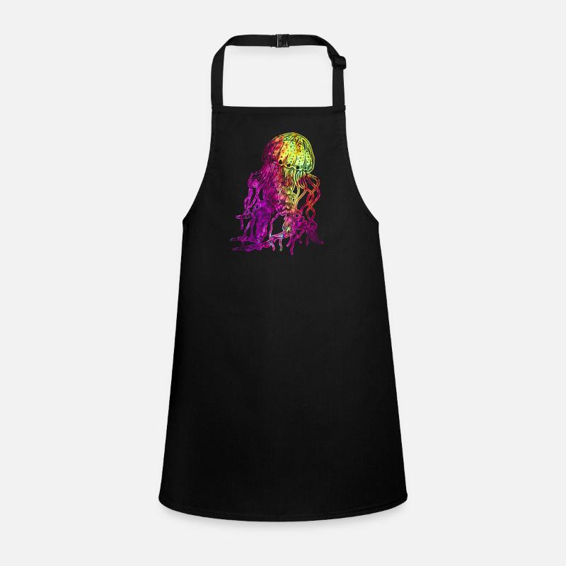 Colorful jellyfish Children's Apron