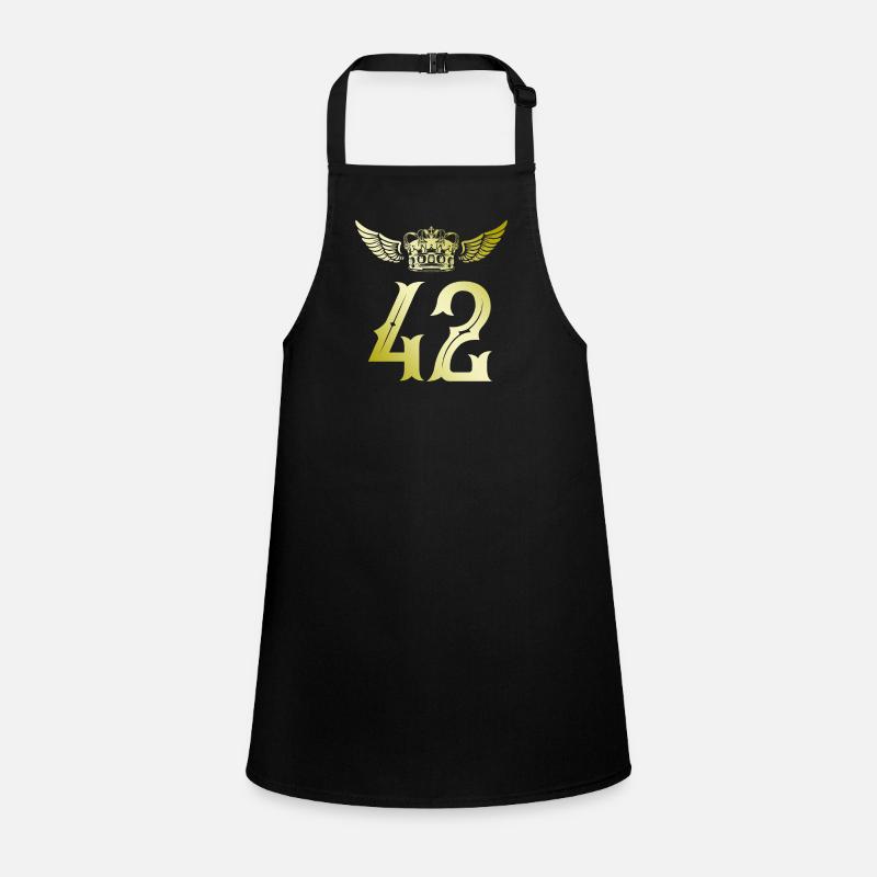 42 Number crown Children's Apron