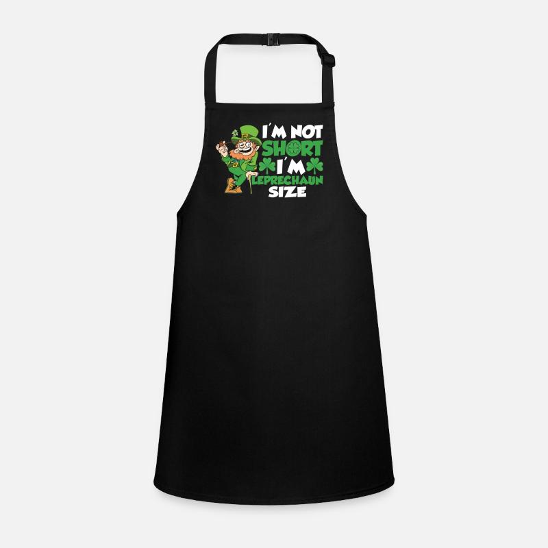 Ich Bin Nicht Klein Ich Habe Leprechaun Größe Ire Schürze für Kinder