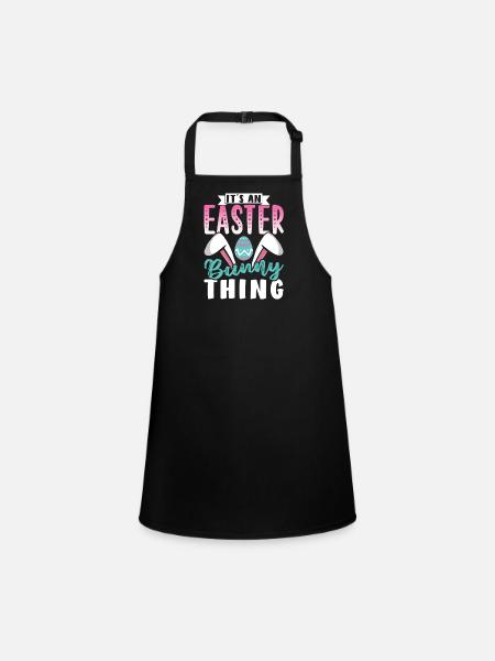 It's an Easter thing Easter Easter - Children's Apron - black - Front