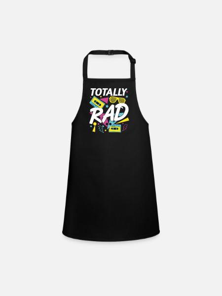 Totally Awesome - Children's Apron - black - Front