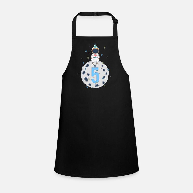 5th Birthday Space Birthday Party Children's Apron