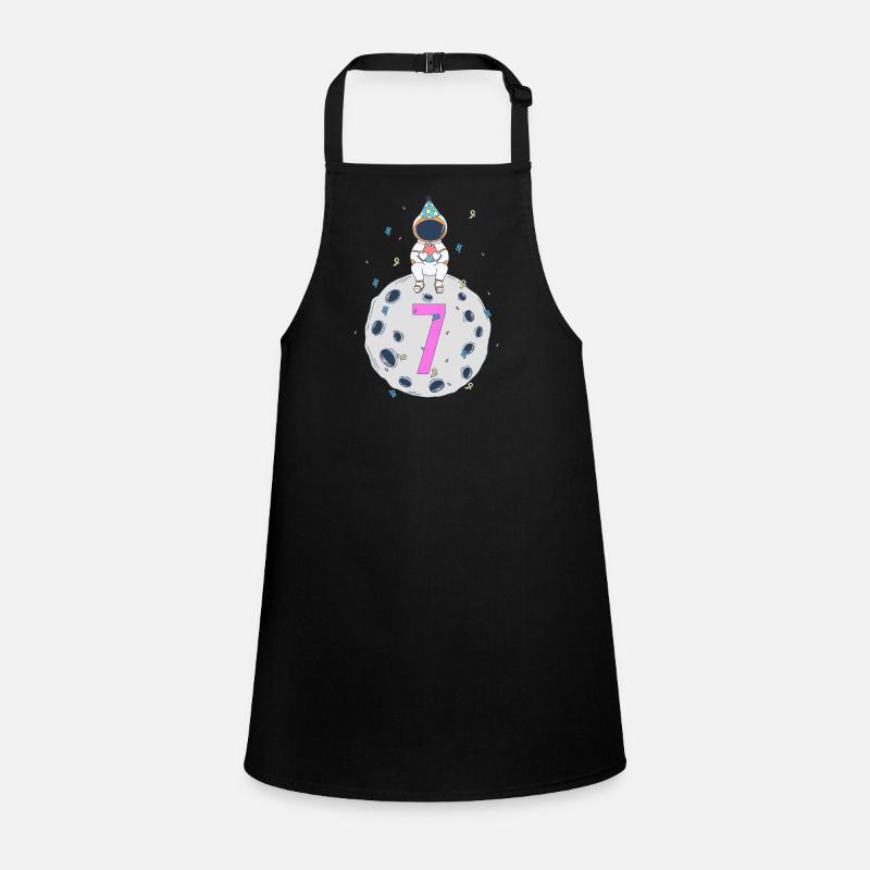 7th Birthday Space Birthday Party Children's Apron