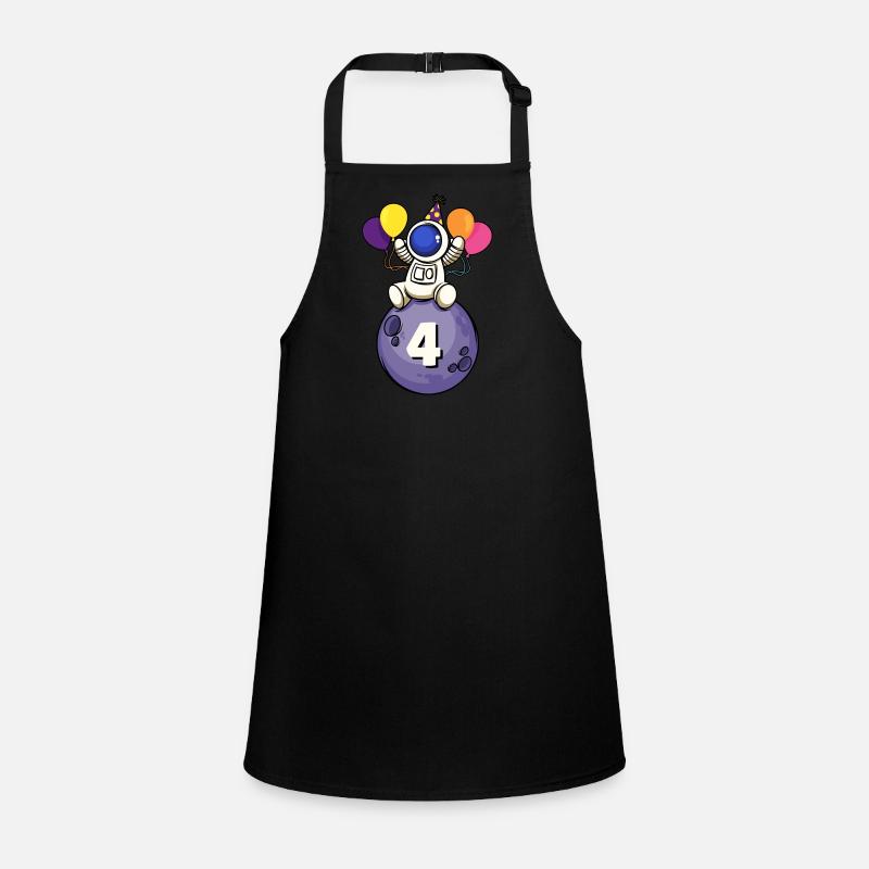 4 years old space birthday 4. Children's Apron