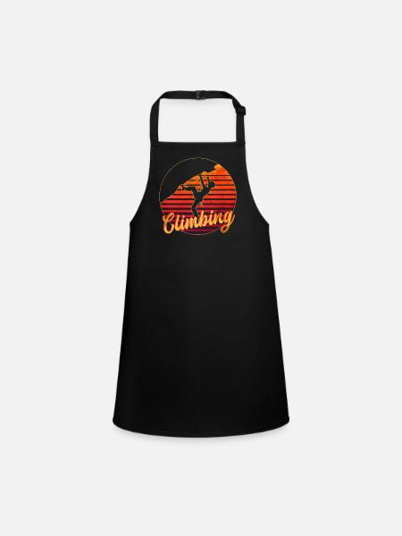 Rock climbing - Children's Apron - black - Front
