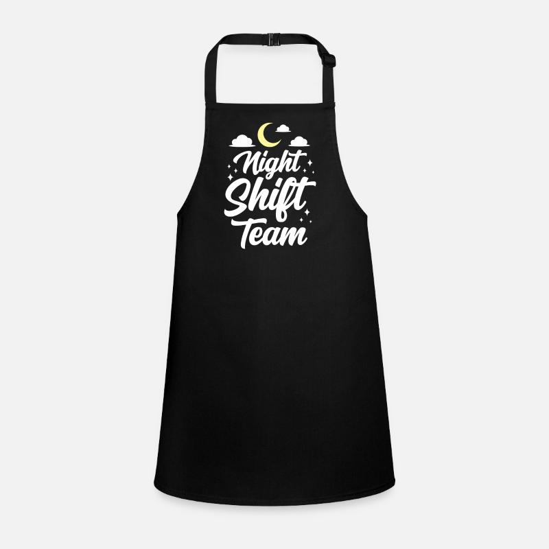 Night Shift Team Work Night Shift Colleague Children's Apron