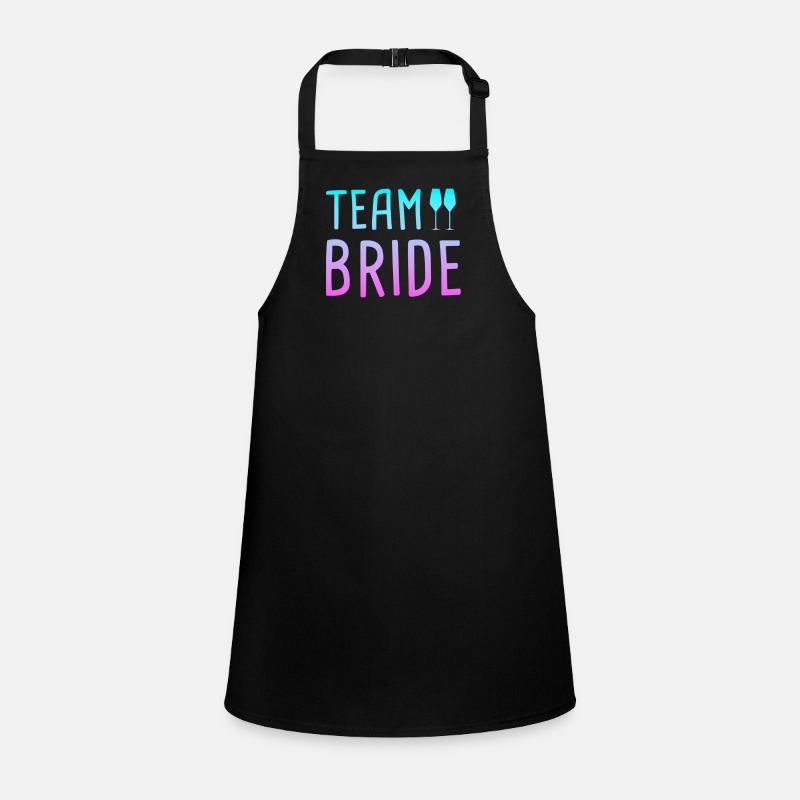 team bride Schürze für Kinder
