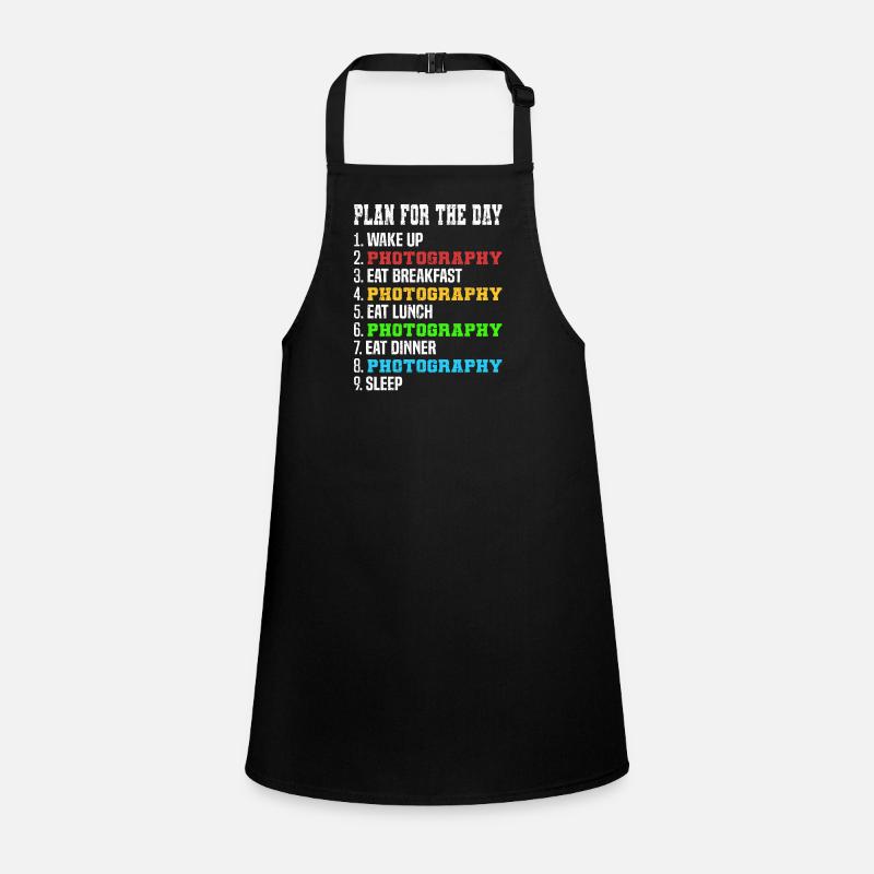 Photographer's plan for the day Children's Apron
