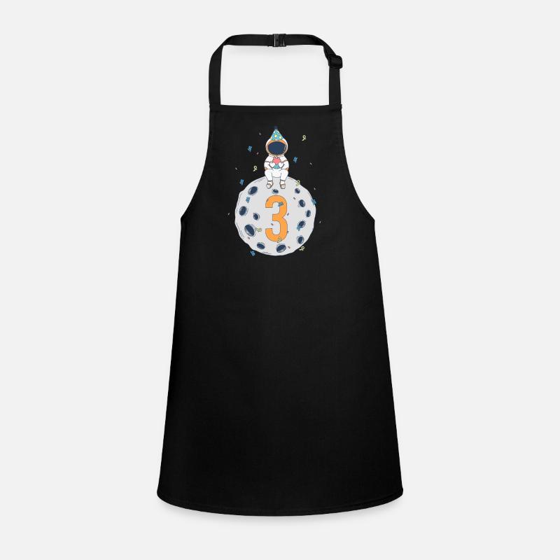 3rd Birthday Space Birthday Party Children's Apron