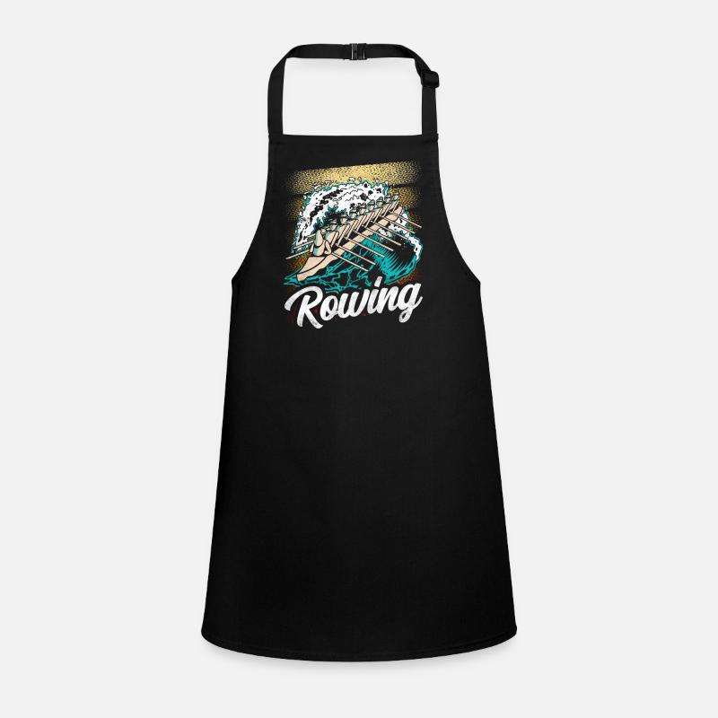 Rowing Rowing Rowing Rowing Boat Rowing Rower Children's Apron