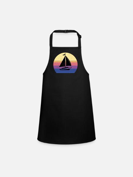 Dau - Children's Apron - black - Front