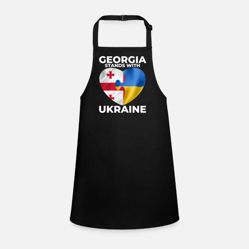 La Géorgie soutient l’Ukraine Tablier Enfant