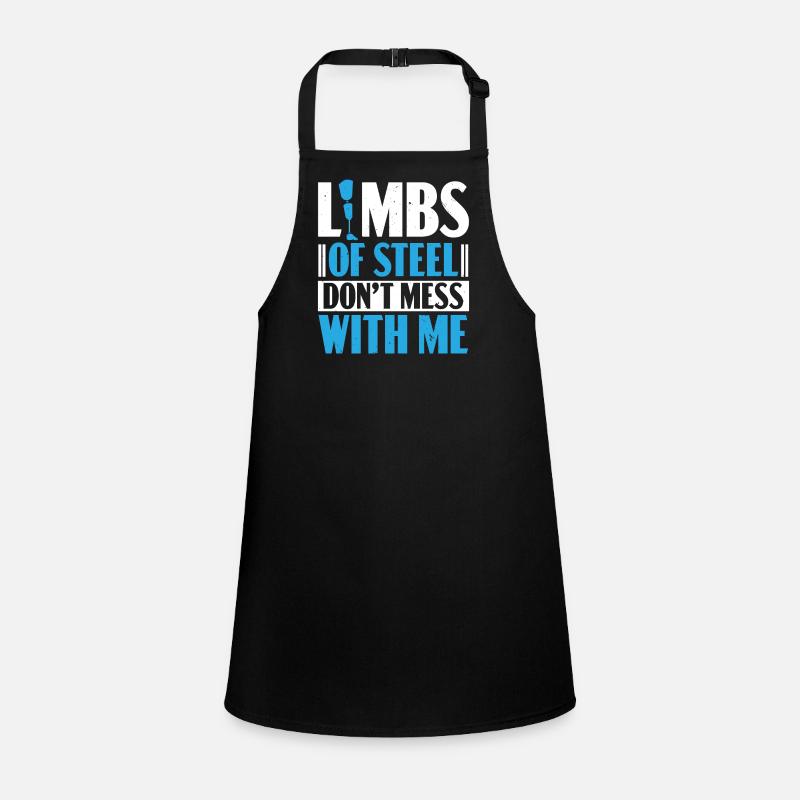 Steel limbs Amputation Amputated amputi Children's Apron