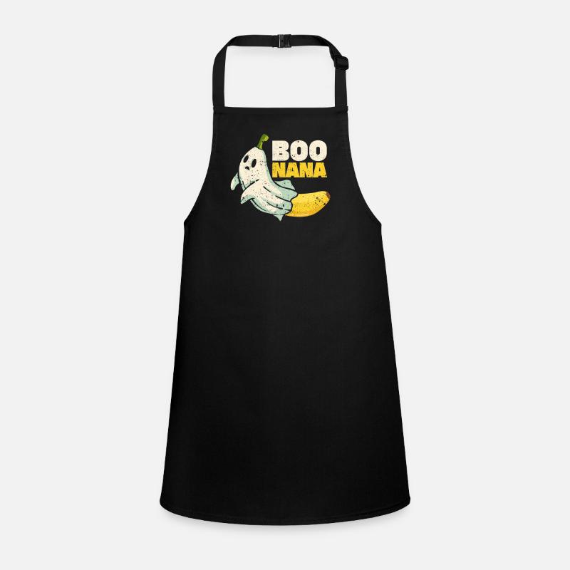 Boonana Cute Ghost Banana Halloween Children's Apron