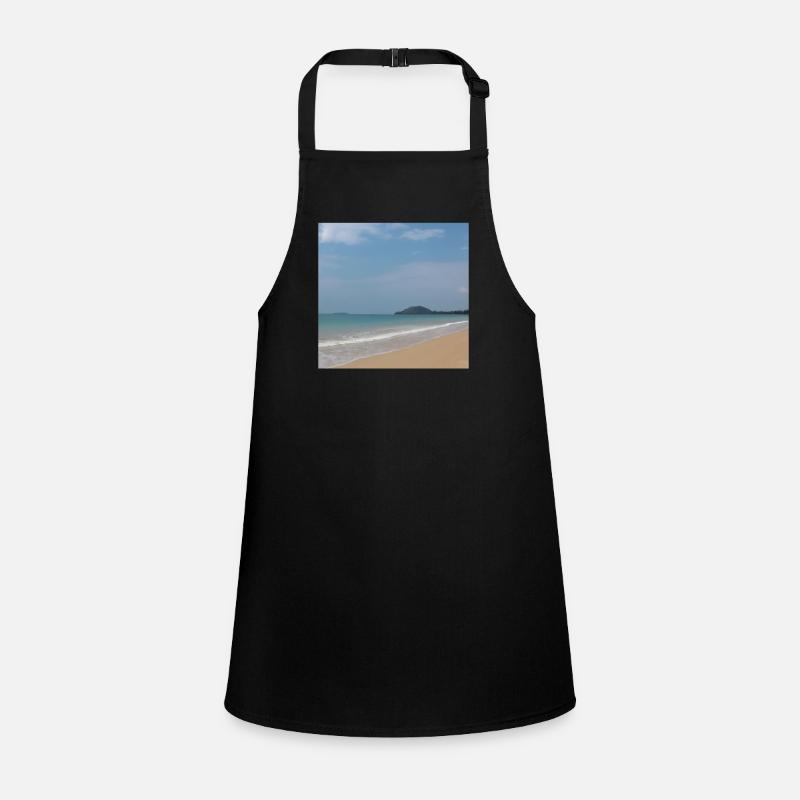 Plage avec mer et ciel bleu Tablier Enfant