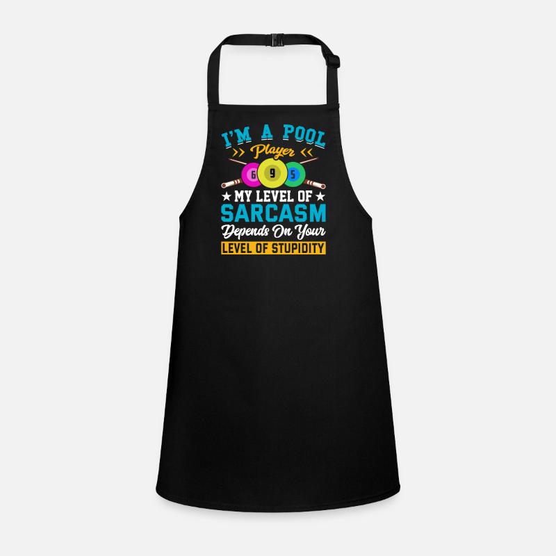 Billiards Pool Billiards Billiards Ball Billiards Cook 8Ball Children's Apron
