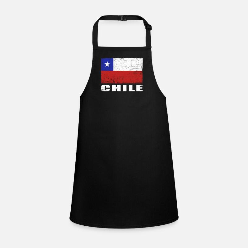Chili Drapeau Grunge Chili Drapeau Tablier Enfant