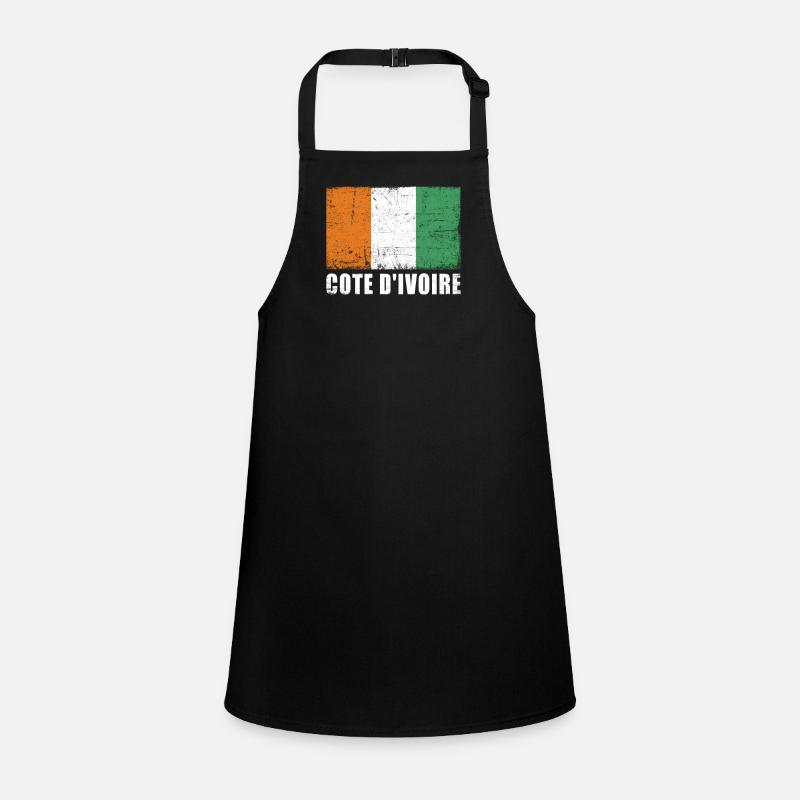 Ivory Coast Flag Children's Apron