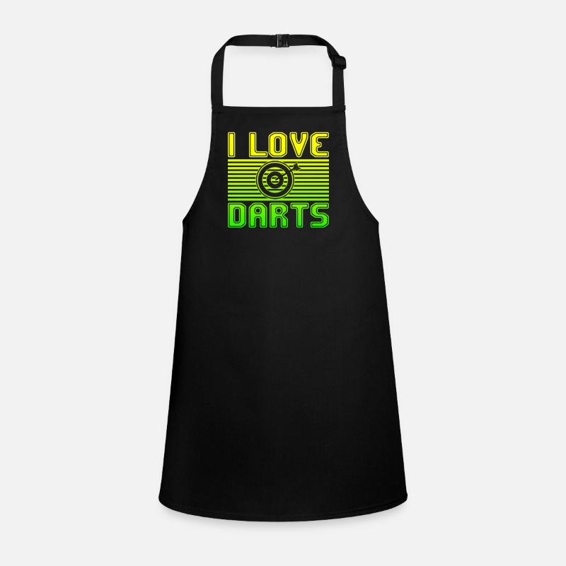 I love darts Children's Apron