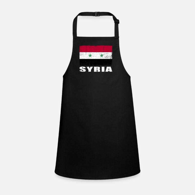 Syria Flag Grunge Syria Flag Children's Apron