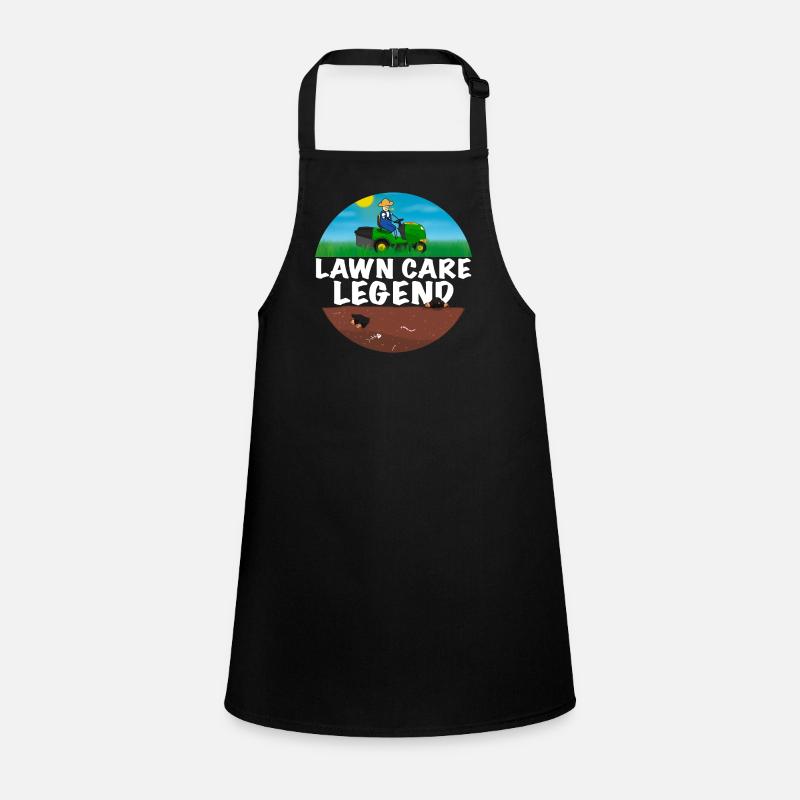 Lawn Mower Legend Gardener Children's Apron