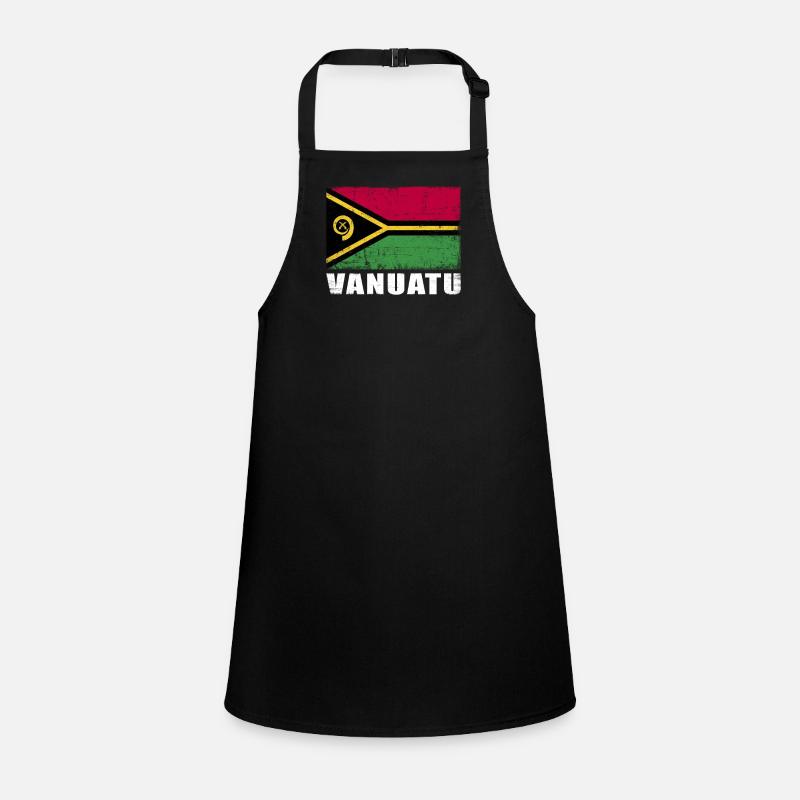 Vanuatu Drapeau Grunge Vanuatu Drapeau Tablier Enfant