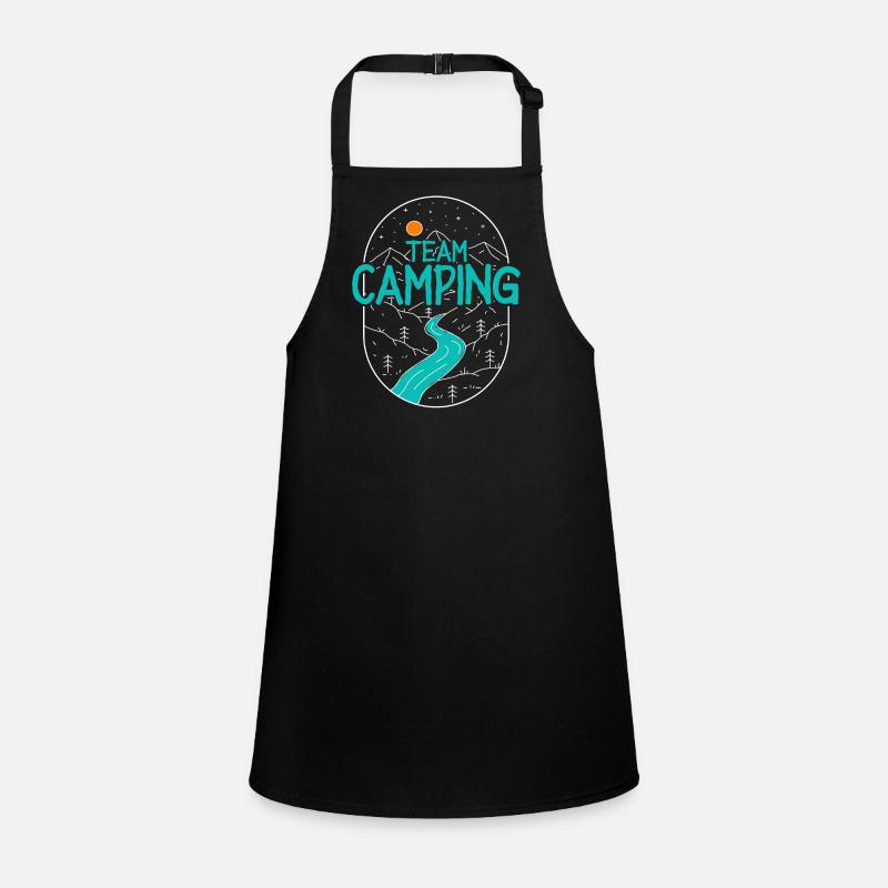 Camping Camper Campen Team Children's Apron